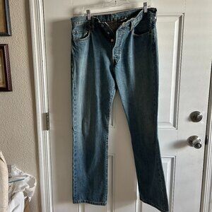 Levi’s Mens 501 Button Fly Original Riveted Jeans  34W 32L